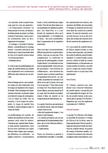 Conférence francophone UFAI 2008 - Plénière page 11