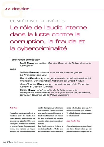 Conférence francophone UFAI 2008 - Plénière page 58