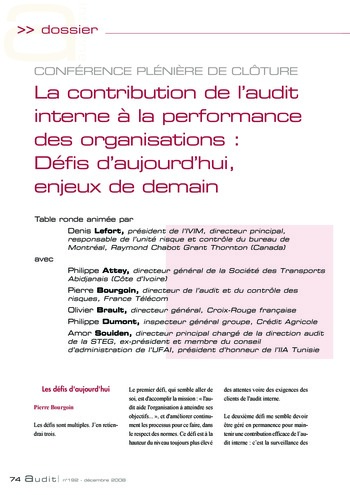 Conférence francophone UFAI 2008 - Plénière page 64