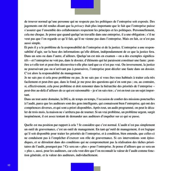 Club de l’IFACI – Invité Bertrand Collomb page 12