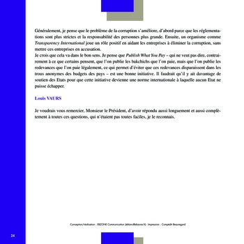 Club de l’IFACI – Invité Bertrand Collomb page 24