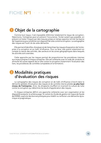 Guide pratique - Le dispositif anticorruption de la loi Sapin II / MEDEF page 15