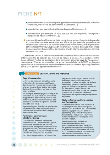 Guide pratique - Le dispositif anticorruption de la loi Sapin II / MEDEF page 18