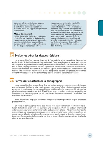 Guide pratique - Le dispositif anticorruption de la loi Sapin II / MEDEF page 19
