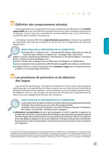 Guide pratique - Le dispositif anticorruption de la loi Sapin II / MEDEF page 29