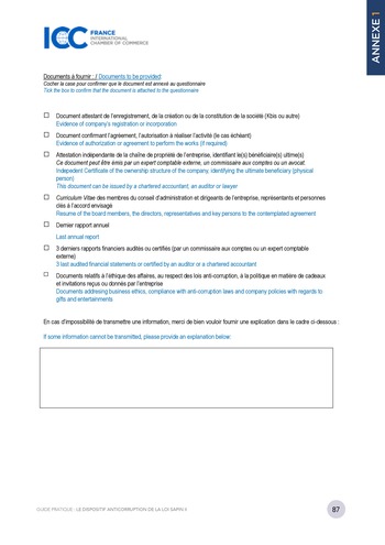 Guide pratique - Le dispositif anticorruption de la loi Sapin II / MEDEF page 87