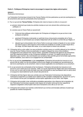 Guide pratique - Le dispositif anticorruption de la loi Sapin II / MEDEF page 97