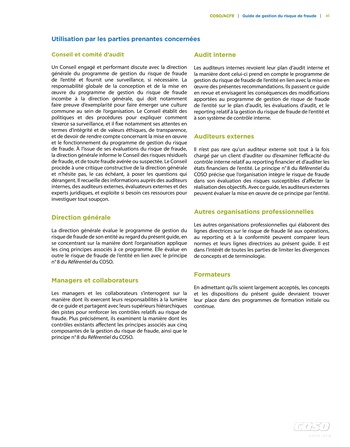 Guide de gestion du risque de fraude / COSO page 13
