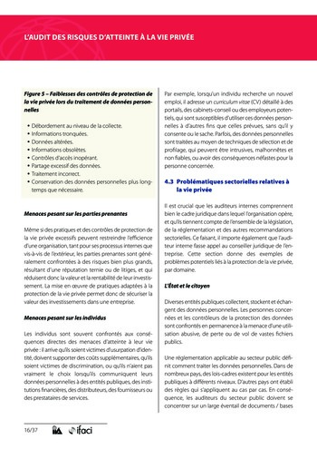L'audit des risques d'atteinte à la vie privée (2e édition) page 16