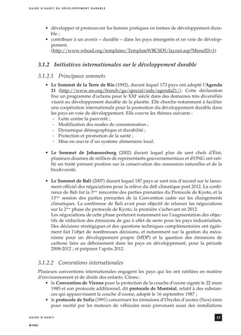 Guide d'audit du développement durable page 17