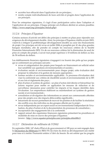 Guide d'audit du développement durable page 20