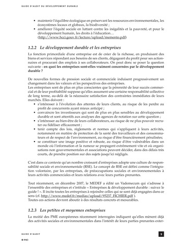 Guide d'audit du développement durable page 9