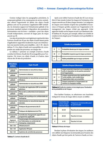 Elaboration d’un plan d’audit des SI page 31