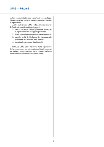 Elaboration d’un plan d’audit des SI page 6