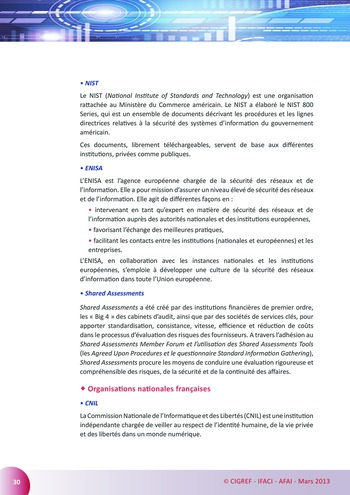 Cloud computing et protection des données / AFAI, IFACI, CIGREF page 30