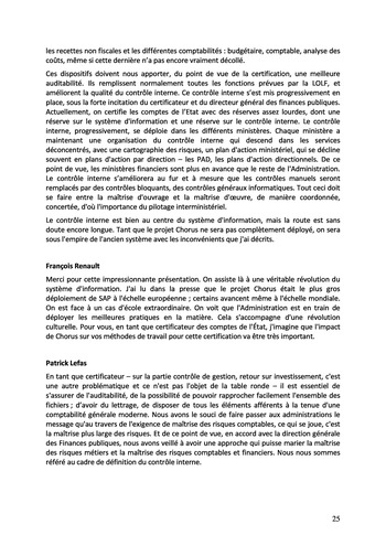 Le contrôle interne du système d'information des organisations - Actes / IFACI, CIGREF page 25