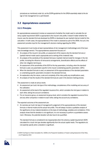 L’audit interne et l’ORSA (Own Risk and Solvency Assessment) - Guide pratique / IIA Netherlands page 9