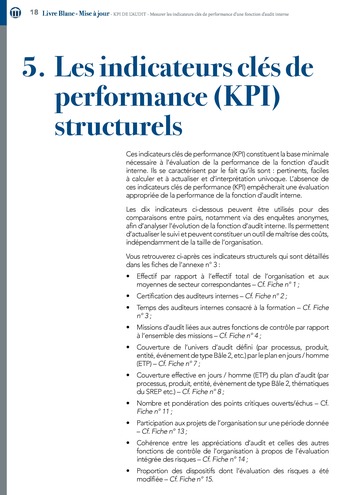 KPI de l’audit : Mesurer les indicateurs clés de performance d’une fonction d’audit interne / IIA Italy page 18