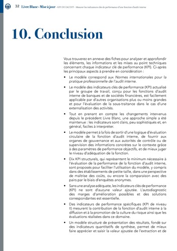 KPI de l’audit : Mesurer les indicateurs clés de performance d’une fonction d’audit interne / IIA Italy page 32
