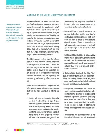 Enjeux et attentes concernant l’audit interne dans les banques et les établissements de crédit / IIA Spain page 23