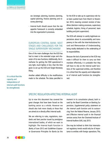 Enjeux et attentes concernant l’audit interne dans les banques et les établissements de crédit / IIA Spain page 25