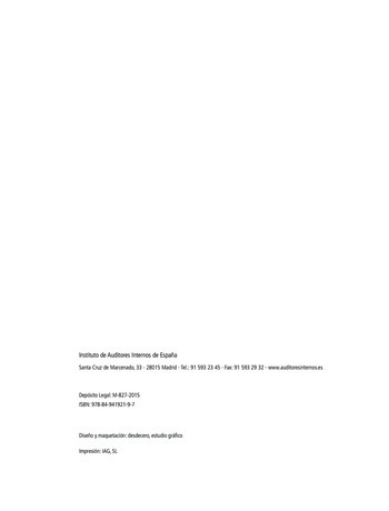 Enjeux et attentes concernant l’audit interne dans les banques et les établissements de crédit / IIA Spain page 49