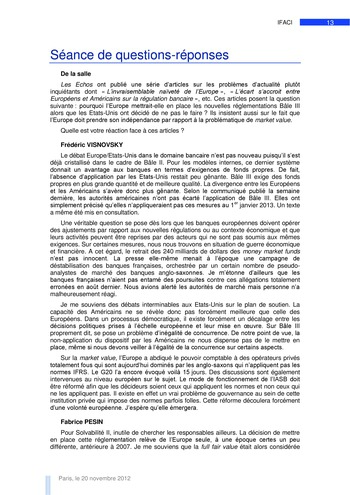Réunion annuelle ACP/IFACI 2012 - Actes page 14