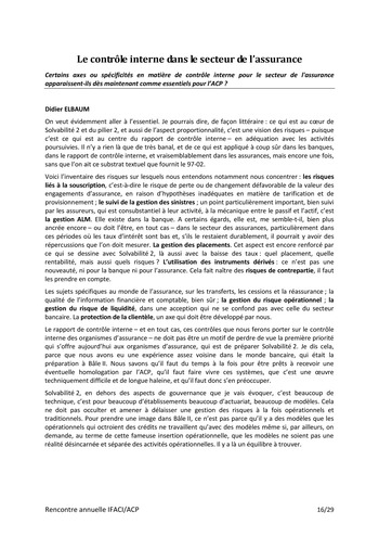 Réunion annuelle ACP/IFACI 2010 - Actes page 17