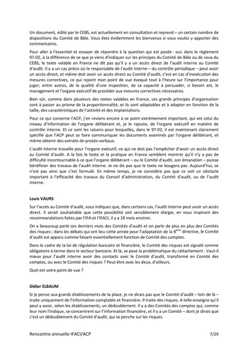 Réunion annuelle ACP/IFACI 2010 - Actes page 8