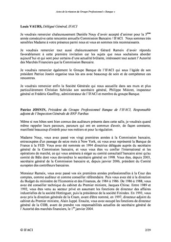 Commission Bancaire IFACI / AMF 2007 - Actes page 2