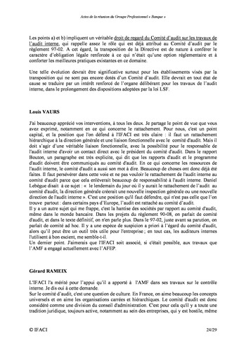 Commission Bancaire IFACI / AMF 2007 - Actes page 24
