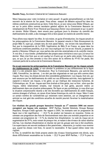 Commission Bancaire IFACI 2006 - Actes page 3