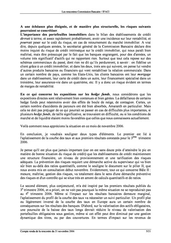 Commission Bancaire IFACI 2006 - Actes page 5