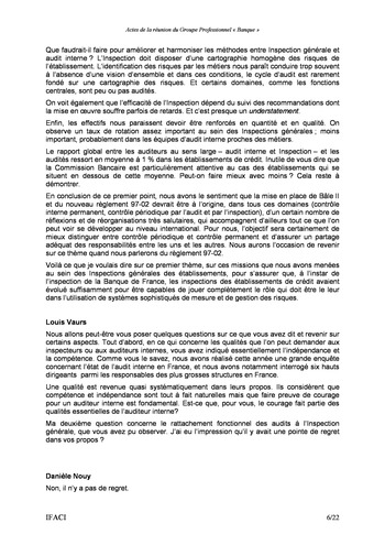 Commission Bancaire IFACI 2005 - Actes page 6