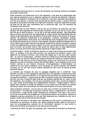 Commission Bancaire IFACI 2004 - Actes page 5