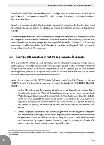 Maîtriser la fraude interne dans les collectivités territoriales page 24