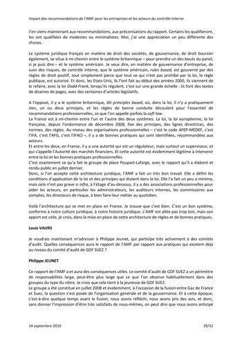 4e, 7e et 8e Directives : Impact des recommandations de l’AMF pour les entreprises et les acteurs du contrôle interne page 40