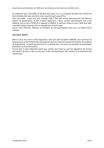 4e, 7e et 8e Directives : Impact des recommandations de l’AMF pour les entreprises et les acteurs du contrôle interne page 53
