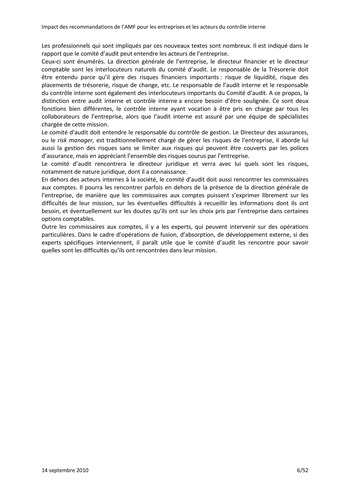 4e, 7e et 8e Directives : Impact des recommandations de l’AMF pour les entreprises et les acteurs du contrôle interne page 7