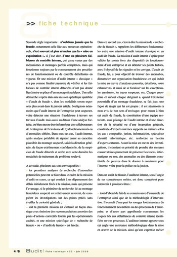 N°190 - juin 2008 L'audit interne dans le secteur de la distribution page 52