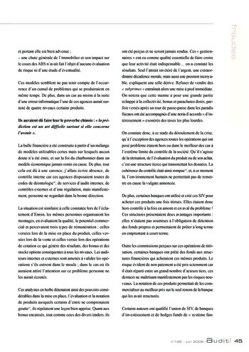 N°195 - juin 2009 Le contrôle interne du système d'information page 45