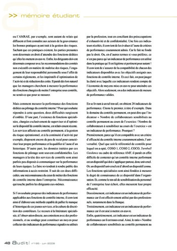 N°195 - juin 2009 Le contrôle interne du système d'information page 48