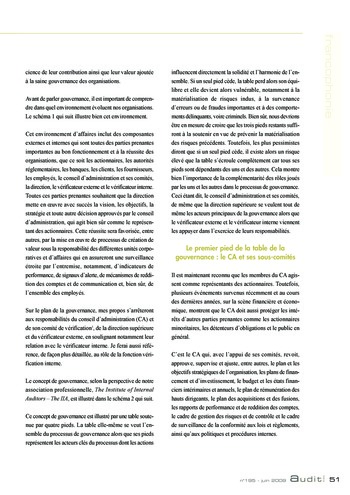 N°195 - juin 2009 Le contrôle interne du système d'information page 51