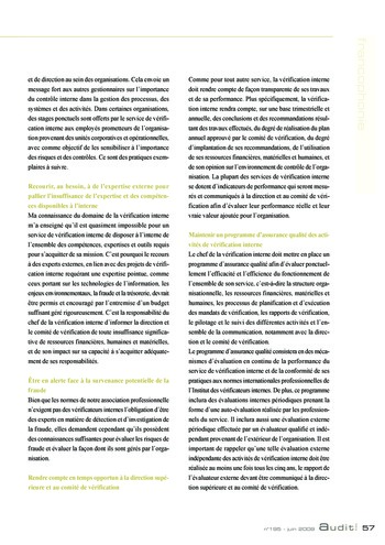 N°195 - juin 2009 Le contrôle interne du système d'information page 57