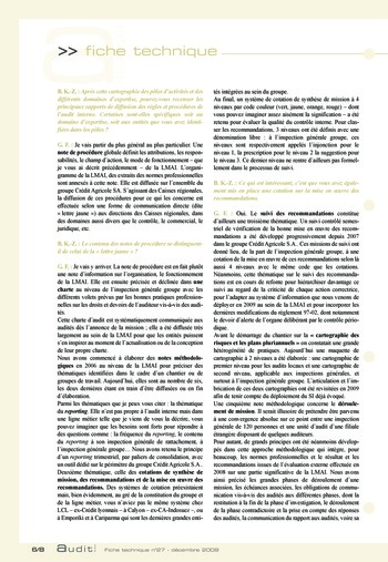 N°197 - déc 2009 L'audit interne dans le secteur public page 62