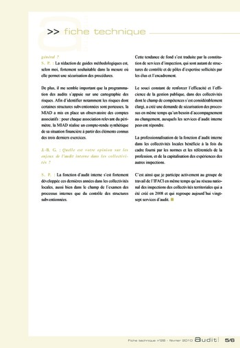 N°198 - fév 2010 L'audit interne intègre les référentiels du développement durable page 51
