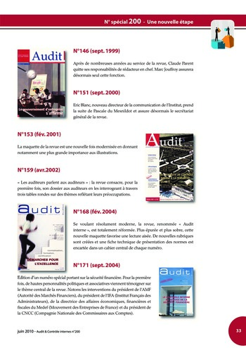 N°200 - juin 2010 Revue Audit & Contrôle internes page 33