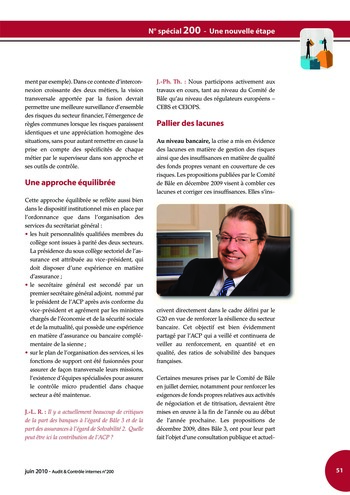 N°200 - juin 2010 Revue Audit & Contrôle internes page 51