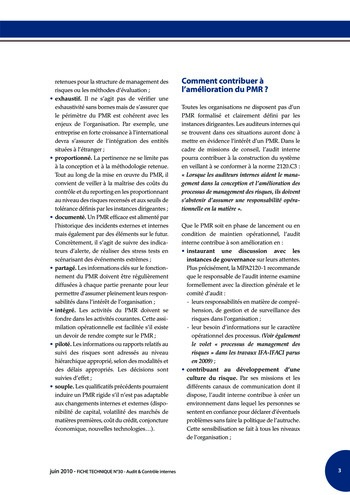 N°200 - juin 2010 Revue Audit & Contrôle internes page 71