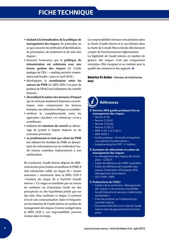 N°200 - juin 2010 Revue Audit & Contrôle internes page 72